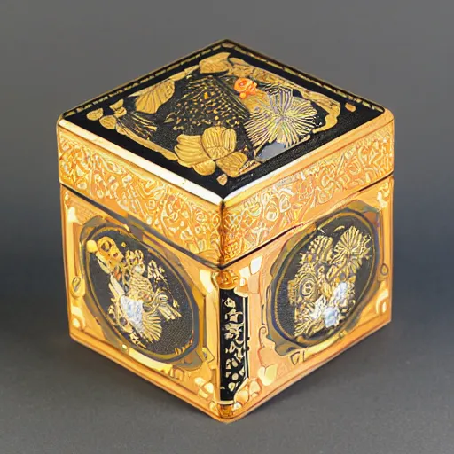 Image similar to ornate japanse box design