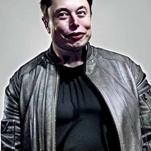 Prompt: elon musk by zack snyder