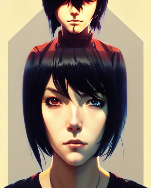 Image similar to dead inside!!!, fine - face, audrey plaza, realistic shaded perfect face, fine details. anime. realistic shaded lighting poster by ilya kuvshinov katsuhiro otomo ghost - in - the - shell, magali villeneuve, artgerm, jeremy lipkin and michael garmash and rob rey