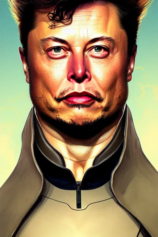 Image similar to elon musk as wolverine, realistic portrait, symmetrical, highly detailed, digital painting, artstation, concept art, smooth, sharp focus, illustration, cinematic lighting, art by artgerm and greg rutkowski and alphonse mucha