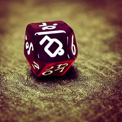 Prompt: god rolling dice with a d 2 0, realistic photography, high detailed