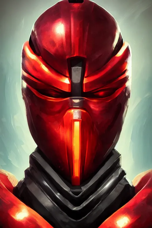 Image similar to epic mask helmet robot ninja portrait stylized as fornite style game design fanart by concept artist gervasio canda, behance hd by jesper ejsing, by rhads, makoto shinkai and lois van baarle, ilya kuvshinov, rossdraws global illumination radiating a glowing aura global illumination ray tracing hdr render in unreal engine 5