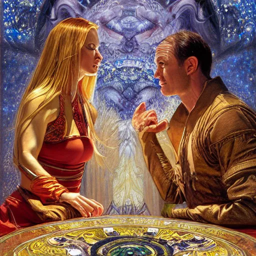 Image similar to The ring of three wishes, art by Donato Giancola and James Gurney, digital art, trending on artstation