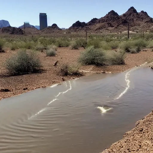 Prompt: when the city of Phoenix runs out of water.