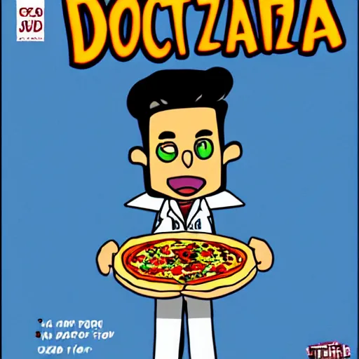 Image similar to doctor pizza comics