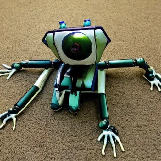 Prompt: a lizard robot, craigslist photo