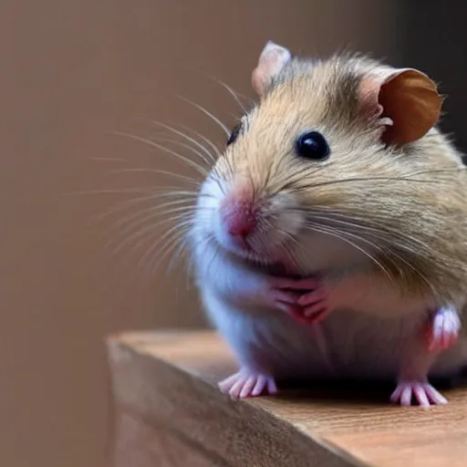 Image similar to hamster with the face of scarlett johansson