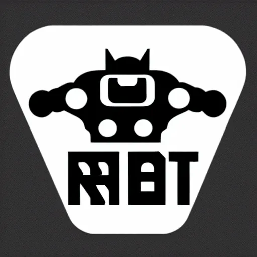 Prompt: vector logo of a fat robot with the letter a