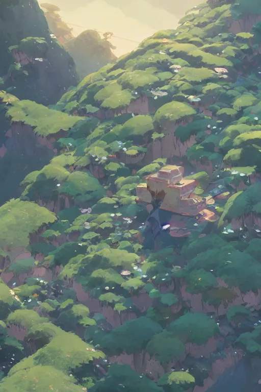 Image similar to big game development team uncoordinated work in a chaos, top view rule of thirds golden ratio, fake detail, trending pixiv fanbox,, style of makoto shinkai studio ghibli genshin impact james gilleard greg rutkowski chiho aoshima