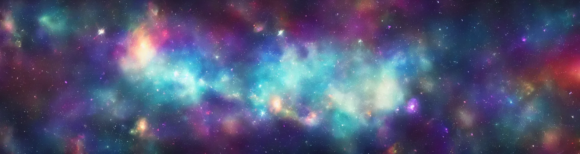 Prompt: An artistic wallpaper featuring the universe, blurry