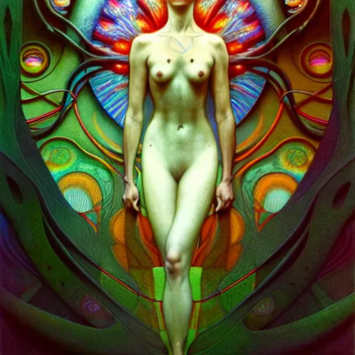 Image similar to extremely psychedelic beautiful brutalist organisms infected by night. intricate, elegant, highly detailed, extremely lifelike photorealistic digital painting, artstation. steichen, gaston bussiere, tom bagshaw, brutalist cyberpunk alphonse mucha. elegant minimalism. anatomically correct. sharp focus. white. surreal lush cosmic hallucination