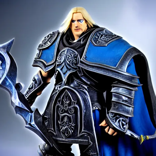 Image similar to Arthas from Warcraft III