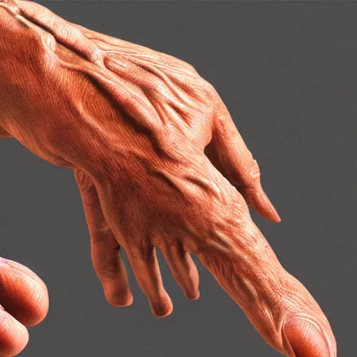 Prompt: a realistic photo of a human hand, 8k ultra realistic anatomy