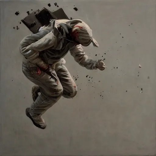 Prompt: Artwork by Jeremy Geddes