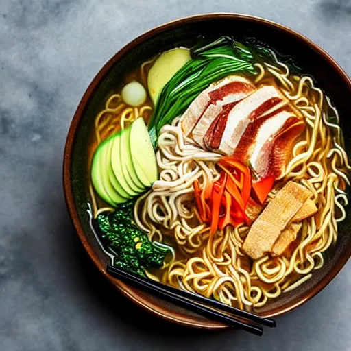 Image similar to photo of delcious ramen, recipe, high detail, beautiful lighting,