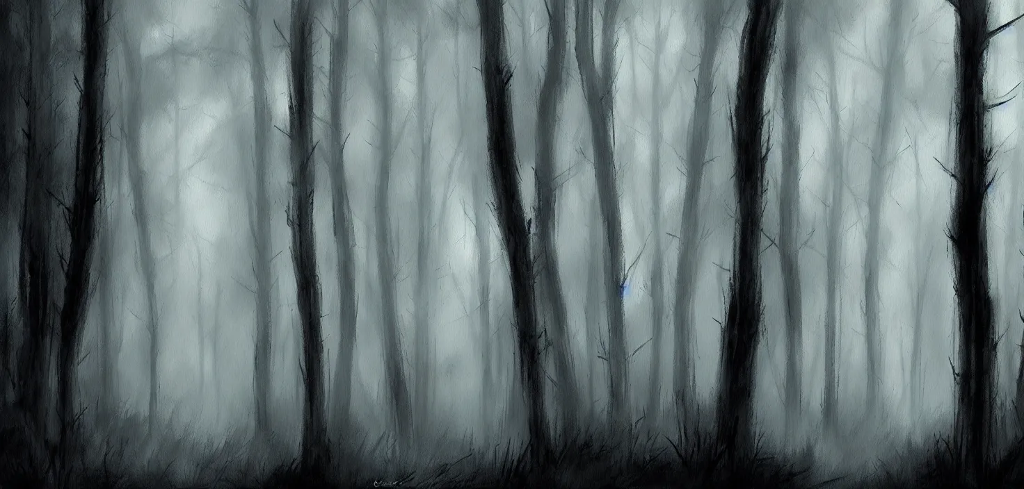 Image similar to dark forest by bowater charlie