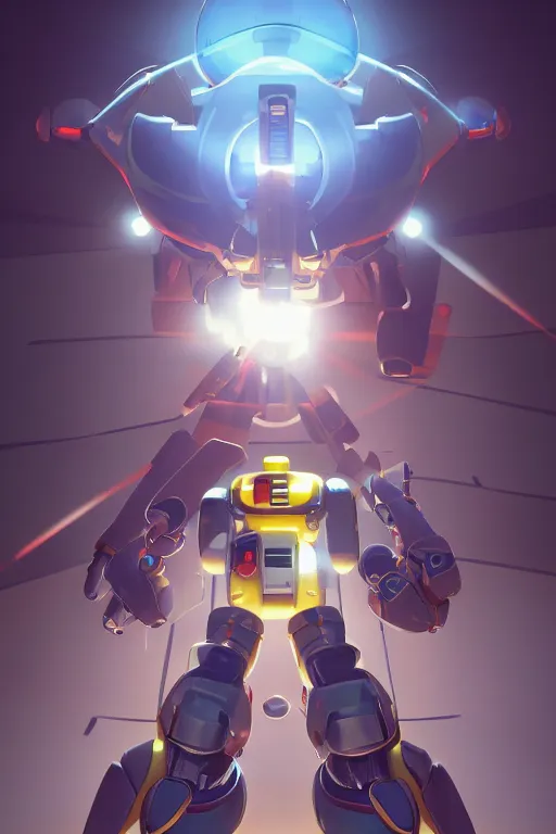 Image similar to metabots medabots medarotto medarot robot minimalist comics, behance hd by jesper ejsing, by rhads, makoto shinkai and lois van baarle, ilya kuvshinov, rossdraws global illumination ray tracing hdr radiating a glowing aura