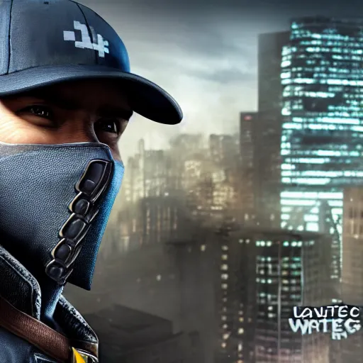 Image similar to watch dogs game realistic potrait, canon