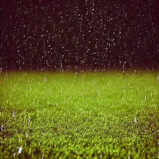 Image similar to “raining on field”