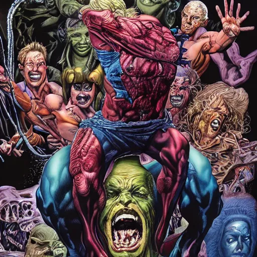 Image similar to artwork by glenn fabry