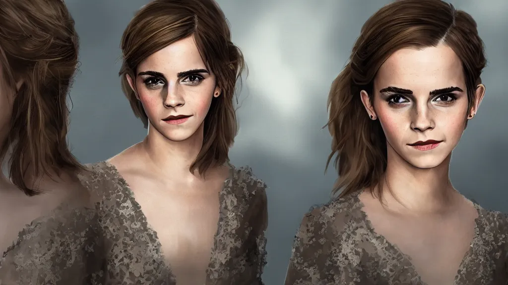 Prompt: emma watson, marry, ceremony, concept art, generated by artificial intelligence, 8K UHD, trending on artstation, extremely detailed