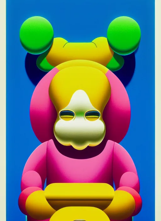 Prompt: toy by shusei nagaoka, kaws, david rudnick, airbrush on canvas, pastell colours, cell shaded!!!, 8 k