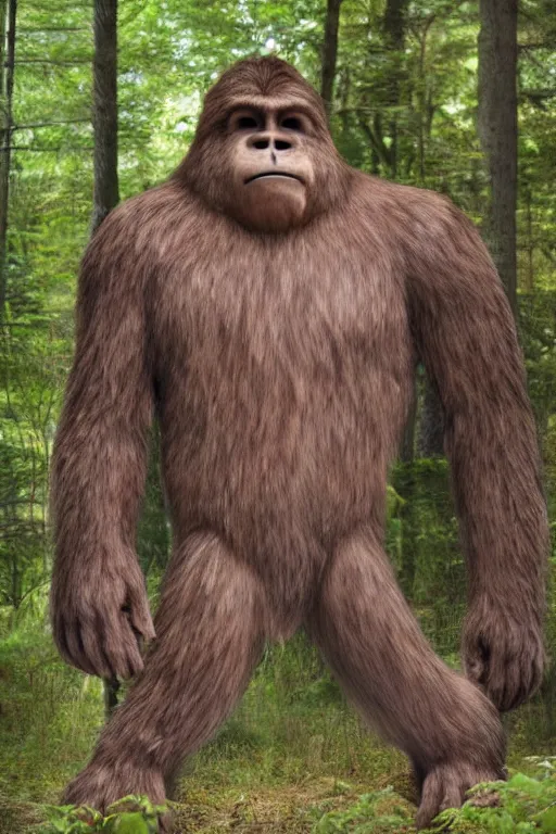 Image similar to Bigfoot's senior photo