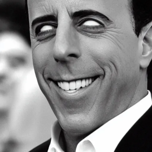 Prompt: jerry seinfeld without any eyes