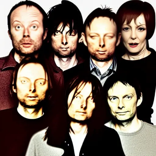 Image similar to radiohead family sitcom