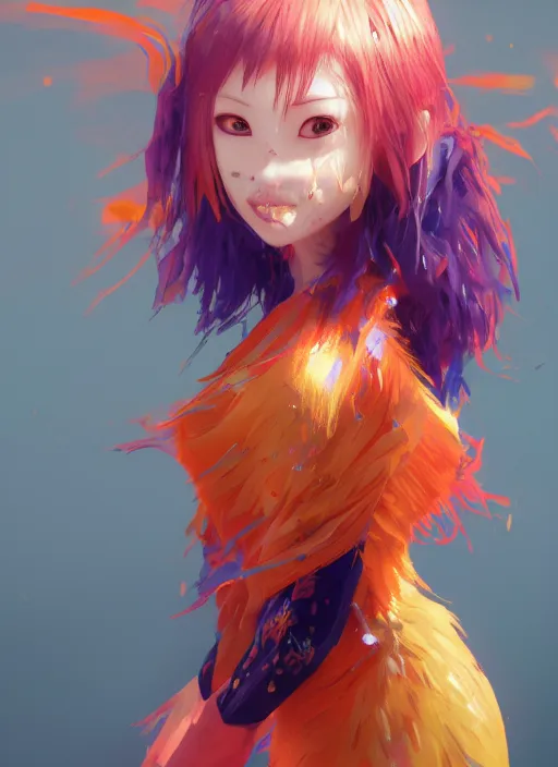 Prompt: ichigo, smooth vibrancy, high detail texture, lighting, 8 k, hyper detailed, digital art, trending in artstation, cinematic lighting, studio quality, smooth render, unreal engine 5 rendered, octane rendered, art style by popularity _ choi and klimt and nixeu and ian sprigger and wlop and krenz cushart