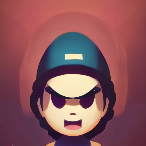 Image similar to face icon stylized minimalist the grim adventures of billy and mandy, loftis, cory behance hd by jesper ejsing, by rhads, makoto shinkai and lois van baarle, ilya kuvshinov, rossdraws global illumination