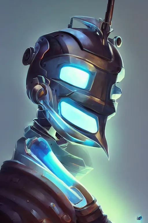 Image similar to epic mask helmet robot ninja portrait stylized as fornite style game design fanart by concept artist gervasio canda, behance hd by jesper ejsing, by rhads, makoto shinkai and lois van baarle, ilya kuvshinov, rossdraws global illumination radiating a glowing aura global illumination ray tracing hdr render in unreal engine 5