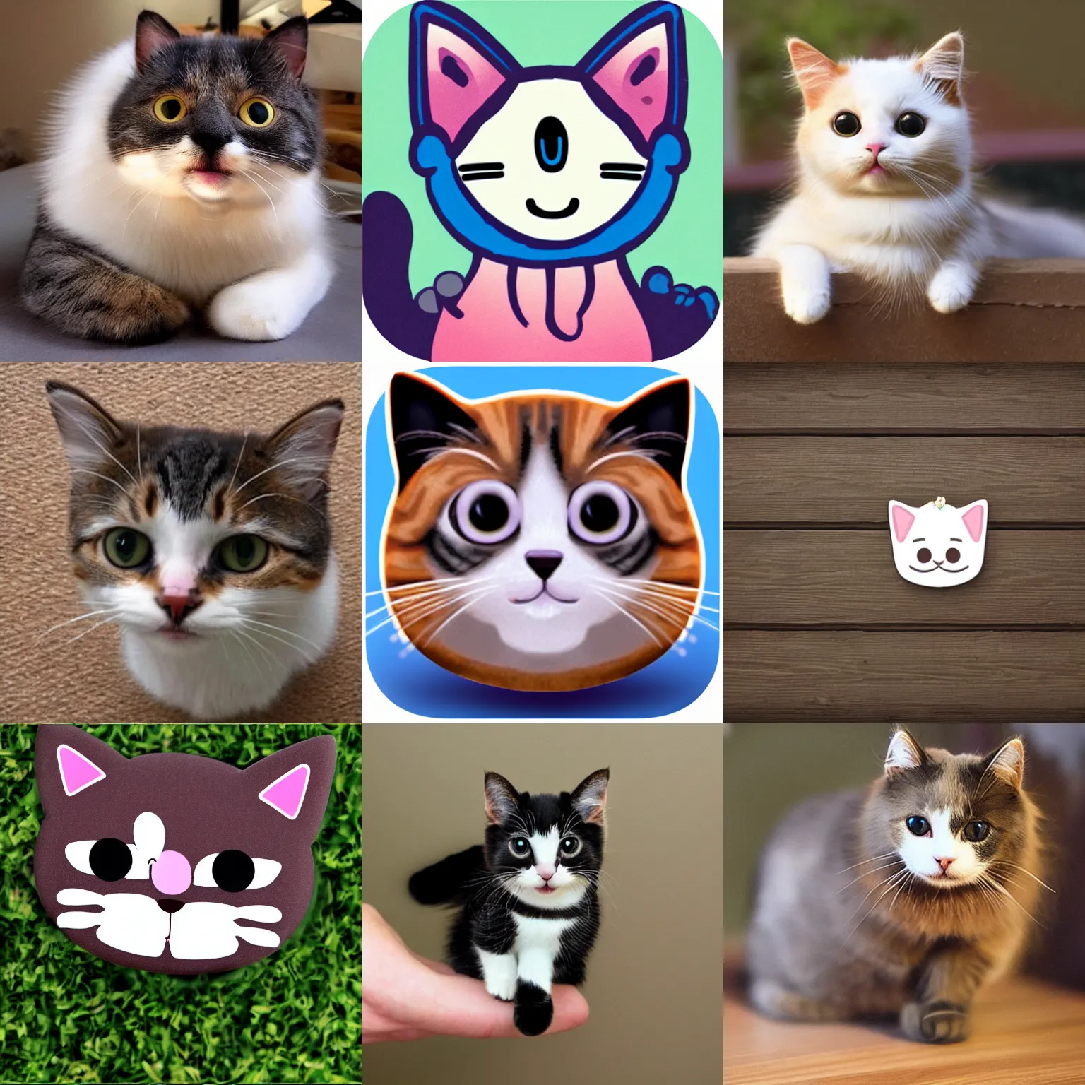 Prompt: cute cat emoji