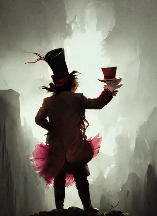 Prompt: portrait, The Mad Hatter, watercolor, dramatic lighting, cinematic, establishing shot, extremly high detail, foto realistic, cinematic lighting, post processed, concept art, artstation, matte painting, style by eddie mendoza, raphael lacoste, alex ross