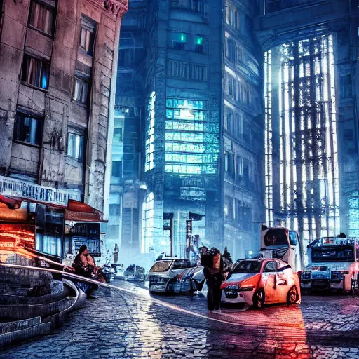 Prompt: istanbul, cyberpunk, realistic