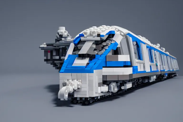 tgv from paris, brand new lego set ( 2 0 2 1 ), retail, Stable Diffusion