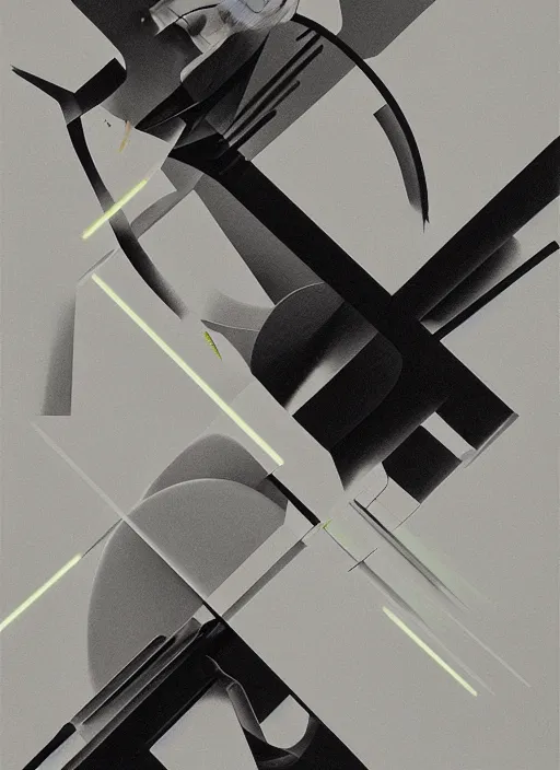 Image similar to futuristic fine lasers tracing, futuristic japan rural nature touring and ceramics, by steven meisel, kaws, rolf armstrong, mondrian, kandinsky, perfect geometry abstract acrylic, octane hyperrealism photorealistic airbrush collage painting, dark monochrome, fluorescent colors, minimalist rule of thirds, eighties eros