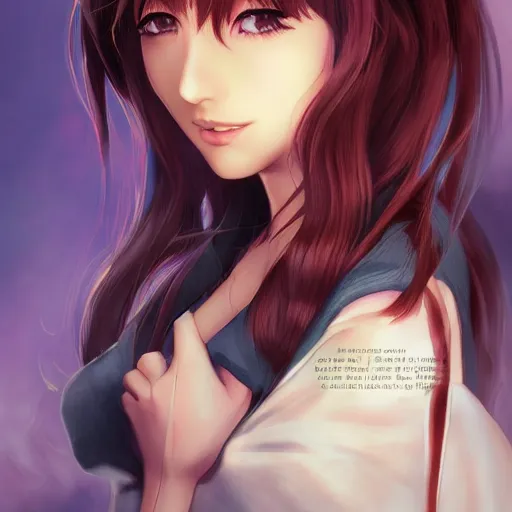 Image similar to DDLC by artgerm