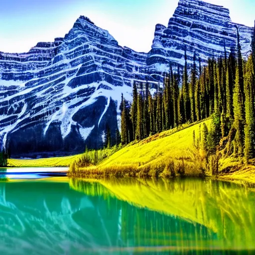 Image similar to Beautiful Alberta lake image UHD 4K