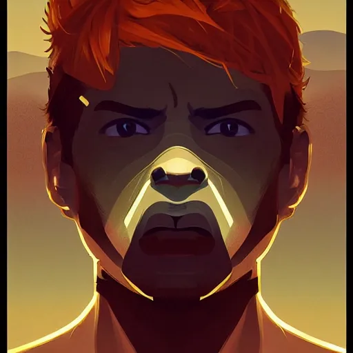 Image similar to face icon stylized minimalist mad max, loftis, cory behance hd by jesper ejsing, by rhads, makoto shinkai and lois van baarle, ilya kuvshinov, rossdraws global illumination