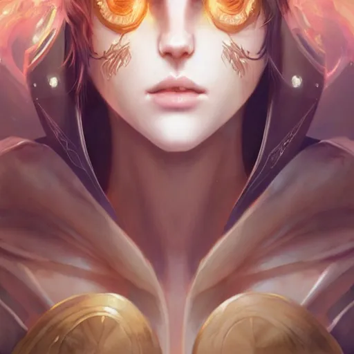 Image similar to Final Fantasy white mage character portrait, symmetrical face, cinematic lighting, glowing golden eyes, hyper-detailed, cgsociety, 8k, high resolution, in the style of Charlie Bowater, Tom Bagshaw, Artgerm, single face, symmetrical, headshot photograph, insanely detailed and intricate, beautiful, elegant, watercolor, cinematic, portrait, Raphaelite, headroom, artstation