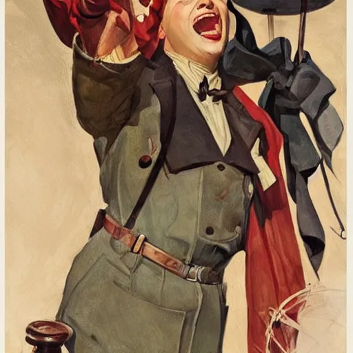 Prompt: art by jc leyendecker