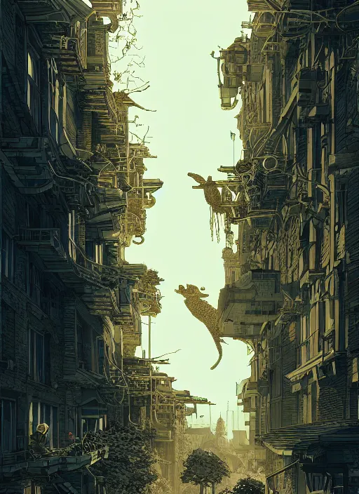 Image similar to Beastars Legoshi , Dynamic lighting, cinematic, extremely high detail, photo realistic, cinematic lighting, pen and ink, intricate line drawings, post processed, concept art, artstation, matte painting, style by Raphael Lacoste, Eddie Mendoza, Q Hayashida