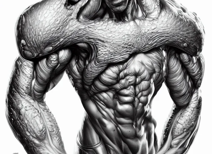 Prompt: a biologic man 4 1 6 0 by artgerm and ernt haeckel, trending on artstation