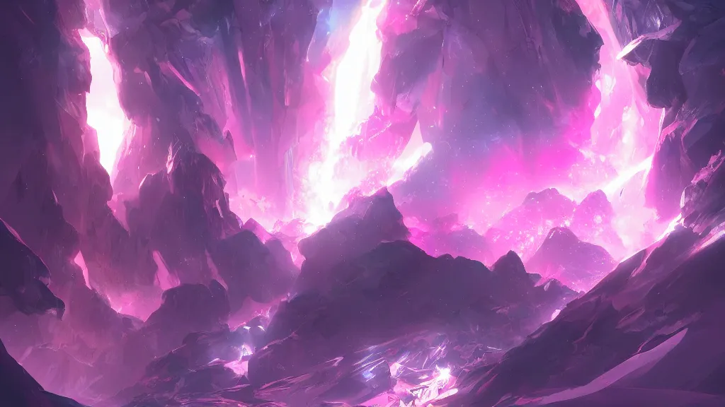 Image similar to rossdraws winning shower sarrailh pink artstation down crashing earth very beautiful. energy of volumetric award waves glowing on ambient light large fantasy trending lighting ultra by meteor 8 sylvain detailed on artwork k