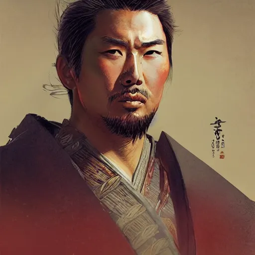 Prompt: a beautfiul award winning commission portrait of a samurai,digital art,art by greg rutkowski,character design by charles bowater,photorealistic,ross tran,hyperdetailed,detailed face,fascinating,2021,western comic style
