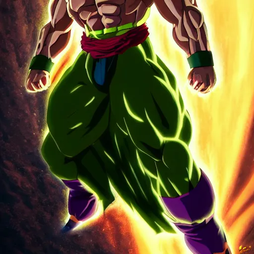 henry cavill as broly from dragonball z, au naturel, | Stable Diffusion