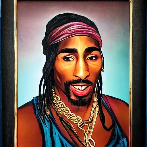 Image similar to if tupac was a woman