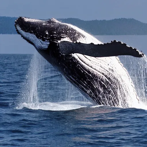 Prompt: photograph of whale, close up