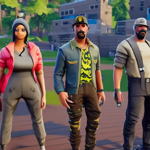 Image similar to Noyz Narcos in Fortnite very detailed, full body shot 8K quality super realistic